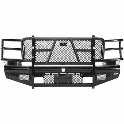 CHEVROLET / CHEVY / CHEVY SILVERADO 2500 HD YEAR 2008 LEGEND SERIES BLACK STEEL FRONT BUMPER W GRILL