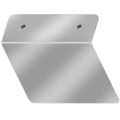 4 X 4 Inch Stainless Steel Permit Panel Plate With Flange Replacement