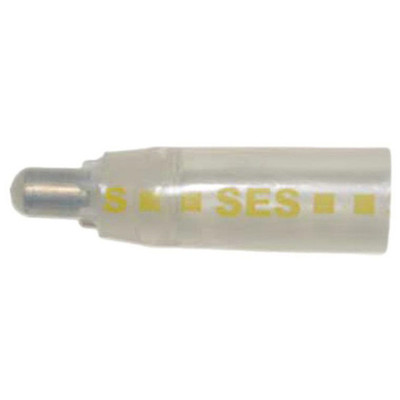 18-10 AWG Clear With Yellow Dash 41 Adhesive Closed Ended Heat Shrink Connector - 5 PCS Replacement