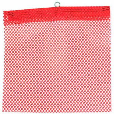 18 X 18 Inch Heavy Duty Red Mesh EZ Mount Safety Flag Replacement Replacement