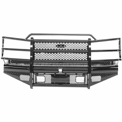 SILVERADO 2500 HD YEAR 2005 LEGEND SERIES BLACK STEEL FRONT BUMPER W GRILLE GUARD