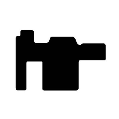 ALLANSON INTERNATIONAL 9300 SBA YEAR 1992 BLACK FRONT FLOOR MAT 40.5 INCH FIREWALL TO SLEEPER