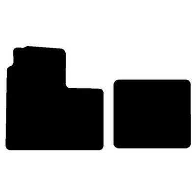 Black Front Floor Mats For International 9200I 9400I and 9900I Replacement