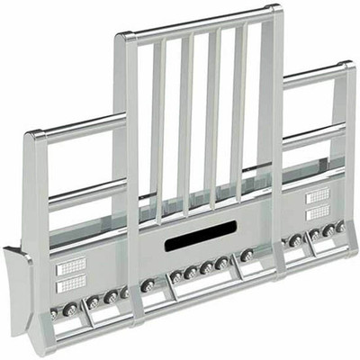 Herd Road Train Truck Guard W Vertical Tubes Slam Latch Lift Assist Oval Turn Lights Replacement
