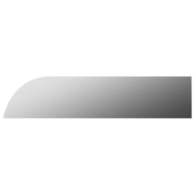 8 Inch Stainless Steel Chop Top Door Window Panels For Kenworth T680 Replacement