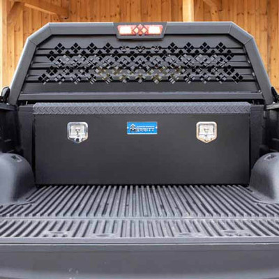 CANYON FLEET STYLE YEAR 2020 AL. COMPACT BED UTIL CHESTBOX 16X20X38IN BLK SATIN SINGLE DOOR WDIAMOND PLATELID