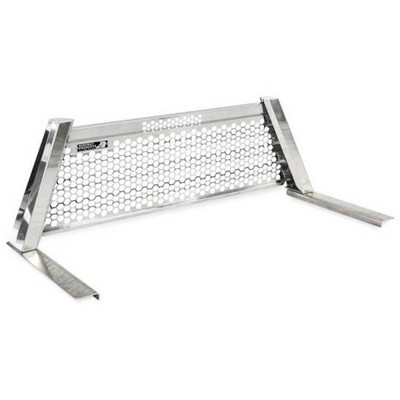 F 350 SUPER DUTY YEAR 2010 SIZE 4 SMOOTH ALUMINUM CAB RACK W/ TANK BRITE UPRIGHTS HONEYCOMB MESH