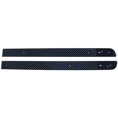 PETERBILT 379 YEAR 1996 BILLET ALUMINUM DOOR SILL / KICK PLATES W/ BLACK FLAT DIAMOND PATTERN Replacement
