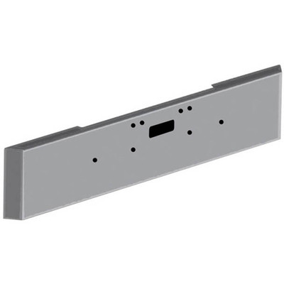 CLASSIC 120 YEAR 2006 STEEL 22IN TEXAS MITERED END BUMPER 10 GAUGE W/ MOUNT AND STEP HOLES