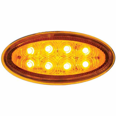 386 YEAR 2010 8 LED FENDER PARKING/ TURN SIGNAL LIGHT AMBER LED/ AMBER LENS