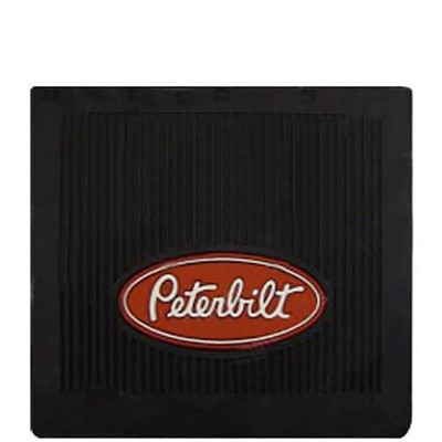 PETERBILT 365 YEAR 2008 16X14IN BLACK RUBBER PETERBILT LOGO MUD FLAP Replacement