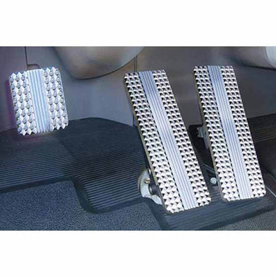 KENWORTH W900L AEROCAB YEAR 2000 RAISED DIAMOND CUT BILLET PEDAL KIT