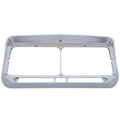 K100E YEAR 1999 CHROME RECTANGULAR DUAL HEADLIGHT BEZEL W/ VISOR LED CUTOUT