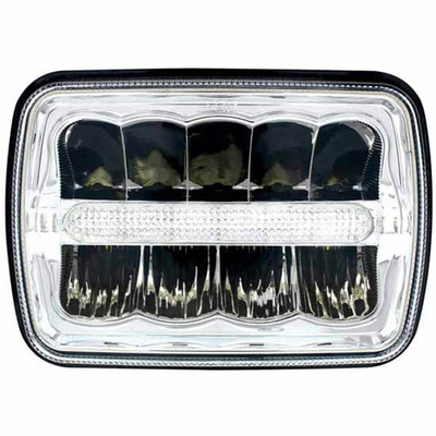 KODIAK YEAR 2000 ULTRA LIT 9 HIGH POWER LED RECTANGULAR LIGHT W/ POSITION LIGHT BAR