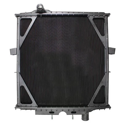 PETERBILT 378 YEAR 2002 4 ROW COPPER BRASS RADIATOR 36.25X34.625X2.5IN W/ FRAME Replacement