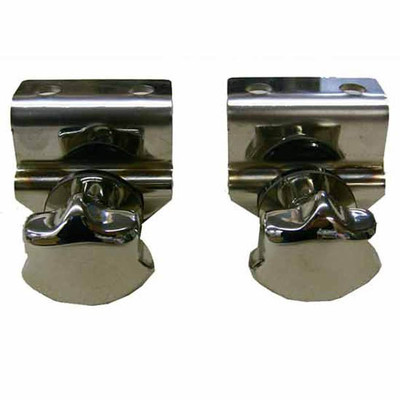 T800 CURVED GLASS YEAR 2001 STAINLESS STEEL TOOL AND BATTERY BOX LATCH DELETE KIT W KNOBS