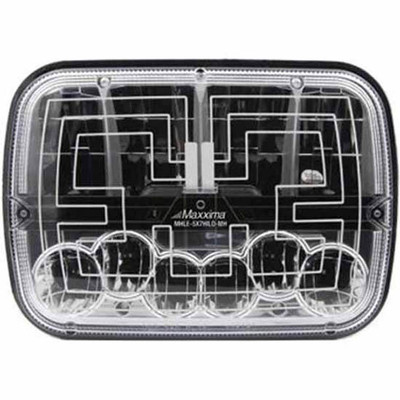 CHEVROLET / CHEVY / CHEVY KODIAK YEAR 1996 5X7IN HIGH/LOW BEAM 12 DIODE LED HEADLIGHT W MAXXHEAT HEATED LENS Replacement