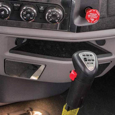 579 YEAR 2019 STAINLESS STEEL LOWER SLIDE OUT CUP HOLDER TRIM