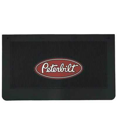 335 YEAR 2006 24X18IN IN BLACK RUBBER PETERBILT LOGO MUD FLAP