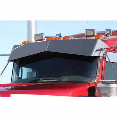 KENWORTH T600 AEROCAB YEAR 2003 10IN STAINLESS STEEL BOWTIE VISOR Replacement