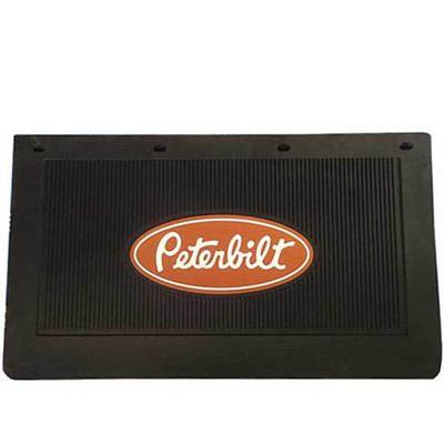 PETERBILT 335 YEAR 2010 24X14IN BLACK RUBBER PETERBILT LOGO MUD FLAP Replacement