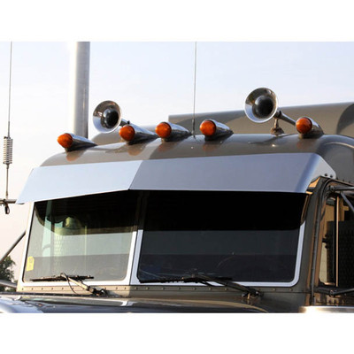 357 YEAR 2003 11.163IN STAINLESS STL BOWTIE DROP VISOR