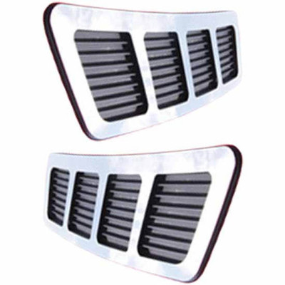 TRANSIT YEAR 2021 STAINLESS STEEL 2 PIECE HOOD VENT OVERLAY