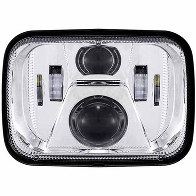 KODIAK YEAR 2001 5X7IN 11 DIODE HIGH BEAM LED PROJECTOR HEADLIGHT W/ 6 DIODE LOW BEAM