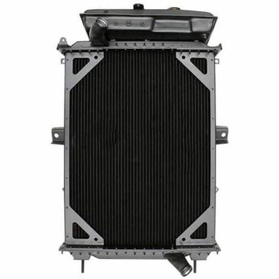 KENWORTH T800 YEAR 2006 COPPER BRASS RADIATOR W SURGE TANK FRAME 40X28.5X2.062IN Replacement