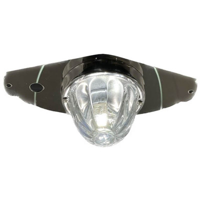 CASCADIA 113 YEAR 2009 SS DOME LIGHT BRACKET W/ 1 WATERMELON LIGHT TOGGLE SWITCH HOLE