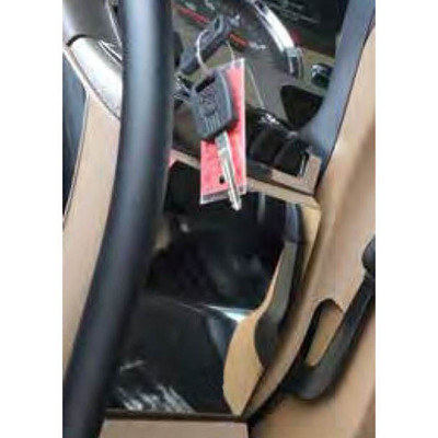 T680 YEAR 2016 STAINLESS STEEL TRIM LOWER DASH UNDER IGNITION SWITCH