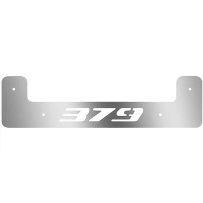 379 YEAR 1990 24IN STAINLESS STEEL U SHAPE 379 LOGO FLAP WEIGHT