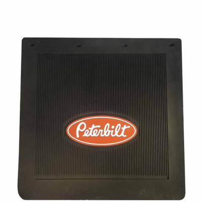 PETERBILT 335 YEAR 2006 24X24IN SQUARE BLACK RUBBER PETERBILT LOGO MUD FLAP Replacement