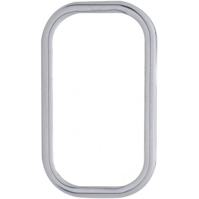 FLD120 SFA YEAR 1993 STAINLESS CURVED VIEW WINDOW TRIM PASSENGER SIDE