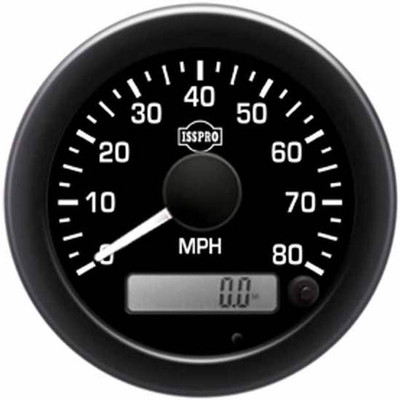 AEROMAX YEAR 1990 3 .375IN SPEEDOMETER GAUGE KIT 0-80 MPH