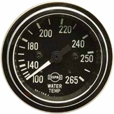 AEROMAX YEAR 1990 2IN CHROME MECHANICAL WATER TEMPERATURE GAUGE W 96IN LEAD 100 265 DEGREE F