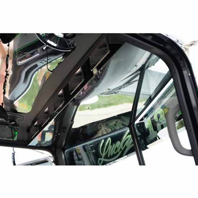 PETERBILT 385 YEAR 2006 OVERHEAD CONSOLE TRIM HEADLINER REPLACEMENT W/ 3 ACCESS COVER PLATES Replacement