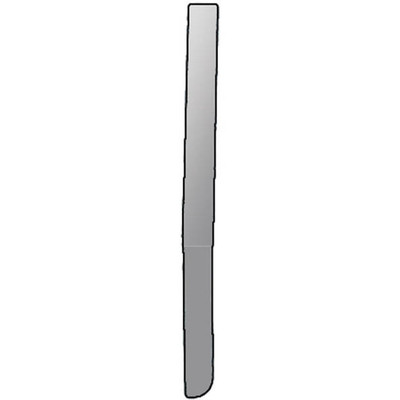 T600 YEAR 1991 STAINLESS STEEL RIGHT SIDE OF GLOVE BOX TRIM