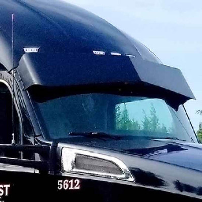 KENWORTH T680 YEAR 2018 13X8 STAINLESS STEEL REVERSE BOWTIE VISOR Replacement