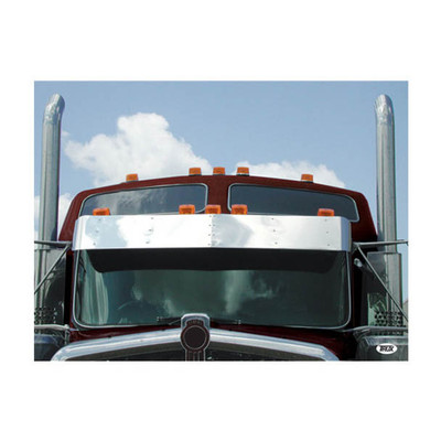 T800 CURVED GLASS YEAR 2007 14IN STAINLESS STEEL DROP VISOR