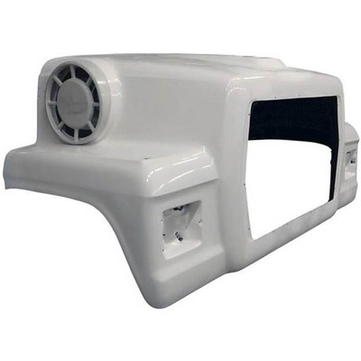 LN SERIES W SQUARE HEADLIGHTS YEAR 1990 FIBERGLASS HOOD SHELL 37IN