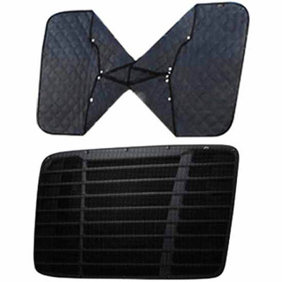 Black Winter Front Bug Screen Combo For Ford F600 F700 B600 AND B700 1980-1994