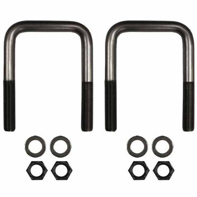 357 YEAR 2005 .75 X 4 X 6.75 INCH SQUARE U-BOLT KIT REAR AIR LEAF SUSPENSION