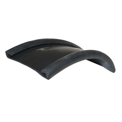 PETERBILT 379 YEAR 1999 4 INCH WIDE RUBBER FUEL TANK STRAP LINER WITH OUTER LIP - SOLD PER FOOT