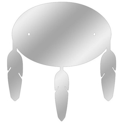 389 YEAR 2023 STAINLESS STEEL DREAM CATCHER HOOD EMBLEM ACCENT