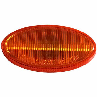 258 YEAR 2007 OVAL SIDE TURN SIGNAL LAMP - AMBER LED AMBER LENS