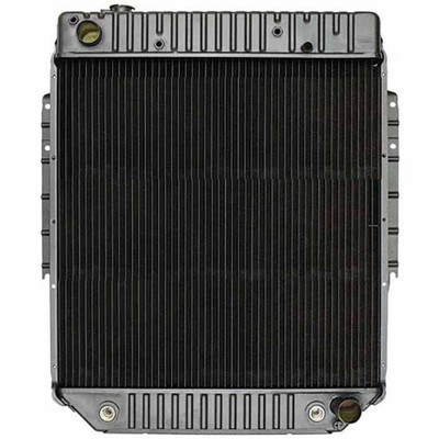 FORD F600 YEAR 1987 COPPER BRASS RADIATOR WITH OIL COOLER 28.25 X 27.625 X 2.25 INCH Replacement