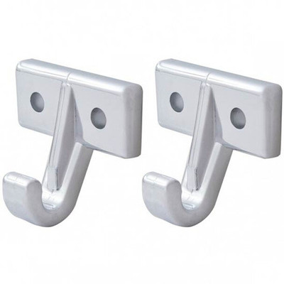 KENWORTH K100 CABOVER YEAR 1982 CHROME SUN VISOR HOOKS K100C K100 K00E T2000 T600 T600B T800 W900 -