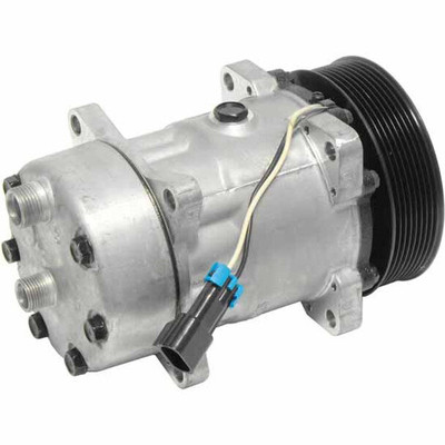 VNL GEN II YEAR 2005 EAR MOUNT AC COMPRESSOR WITH 8 GROOVE CLUTCH 130MM PULLEY