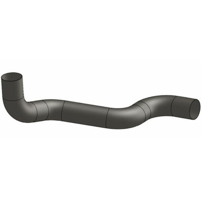 4 Inch Bend Aluminized Steel Exhaust Elbow Replaces 25173909 For Mack CV713 Replacement